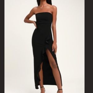 Lulu's black cocktail dress